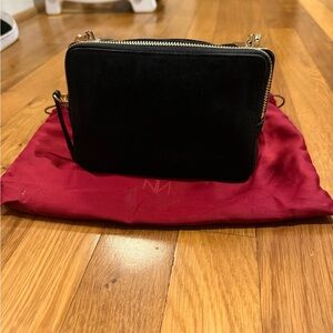 Tamara Mellon Small Black Leather shoulder/crossbody bag